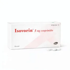 Левофолиновая кислота — Изоворин 5 мг, таблетки