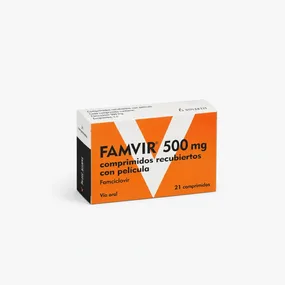 Фамцикловир — Фамвир 500 мг, таблетки