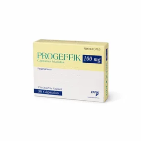 Прогестерон — Progeffik 100 мг, мягкие капсулы