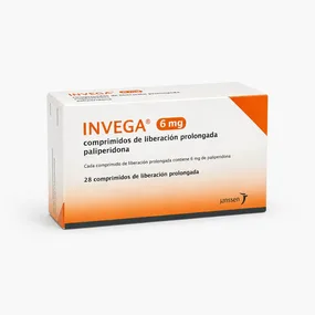 Палиперидон Invega 6 мг, таблетки пролонгированного действия, 28 шт