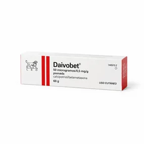 Дайвобет (Daivobet) — кальципотриол + бетаметазон, 50 мкг/г + 0,5 мг/г мазь, 60 г