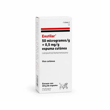 Энстилар (Enstilar) — кальципотриол + бетаметазон, 50 мкг/г + 0,5 мг/г, пена, 60 г