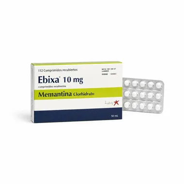 Эбикса (Ebixa) — мемантина гидрохлорид, 10 мг, таблетки, 112 шт