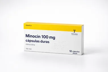Миноцин (Minocin) — миноциклина гидрохлорид, 100 мг, капсулы, 12 шт