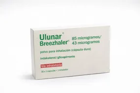 Улунар Бризхалер (Ulunar Breezhaler) 85/43 мкг — 30 капсул + ингалятор