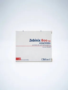 Зебиникс (Zebinix) — эсликарбазепина ацетат 800 мг, таблетки, 30 шт