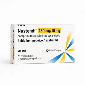Нустенди (Nustendi) — бемпедоевая кислота/эзетимиб, 180/10 мг, 28 таблеток