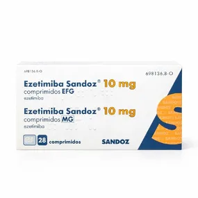 Эзетимиб Sandoz (Ezetimiba Sandoz) — 10 мг, таблетки, 28 шт