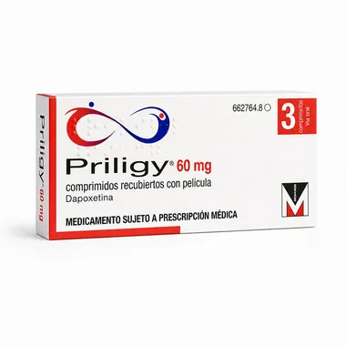 Прилиджи (Priligy) — дапоксетин 60 мг, таблетки, 3 шт