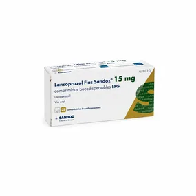 Лансопразол Флас Сандоз (Lansoprazol Flas Sandoz) — лансопразол 15 мг, 28 таблеток