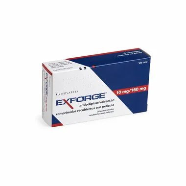 Эксфорж (Exforge) — Амлодипин / Валсартан, 10 мг + 160 мг, таблетки, 28 шт