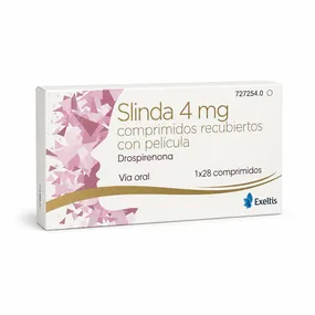 Слинда (Slinda) — Дроспиренон, 4 мг, таб. п/о, 28 шт