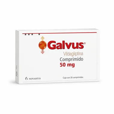 Галвус (Galvus) — Вилдаглиптин, 50 мг, таблетки, 28 шт