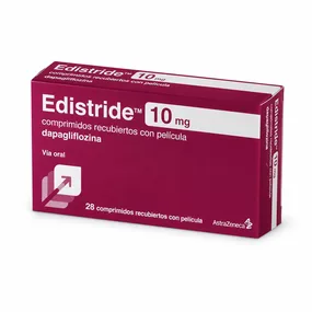 Эдистрайд (Edistride) — Дапаглифлозин, 10 мг, таблетки, 28 шт
