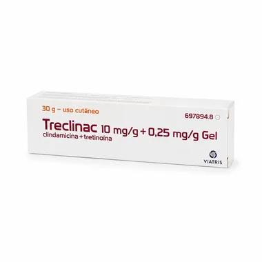 Треклинак (Treclinac) — Клиндамицин/Третиноин, 10 мг/г/0,25 мг/г, гель, 30 г