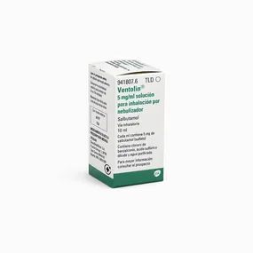 Вентолин (Ventolin) — Сальбутамол, 5 мг/мл, р-р для небулайзера, 10 мл