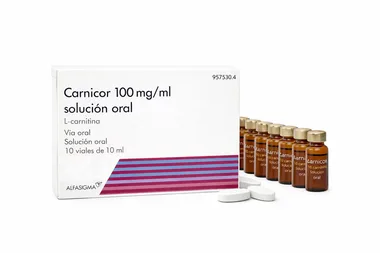 Карникор (Carnicor) — L-карнитин, 100 мг/мл, раствор для приёма внутрь, 10 флаконов/10 мл