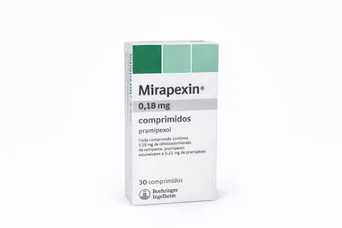 Мирапекс (Mirapexin) — Прамипексол, 0,18 мг, таблетки, 30 шт
