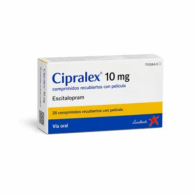 Ципралекс (Cipralex) — Эсциталопрам, 10 мг, таблетки, покрытые плёночной оболочкой, 28 шт