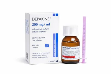 Депакин (Depakine) — Вальпроат натрия, 200 мг/мл, раствор для приёма внутрь, 40 мл