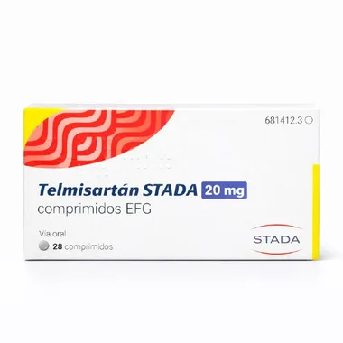 Телмисартан Стада (Telmisartán STADA) 20 мг, таблетки, 28 шт