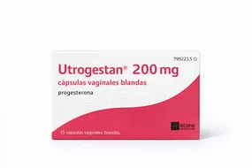 Утрожестан (Utrogestan) — Прогестерон, 200 мг, капсулы вагинальные мягкие, 15 шт