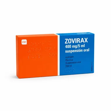 Зовиракс (Zovirax) 400 мг/5 мл — суспензия для приёма внутрь, 200 мл